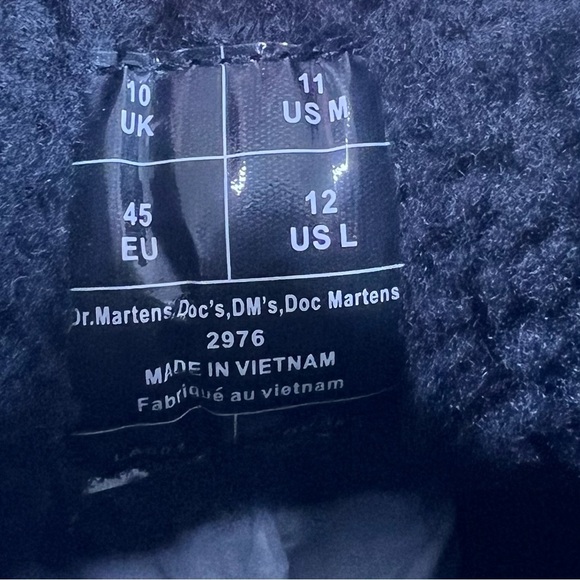 Dr. Martens 2976 Fleece Lined Olive Unisex Chelsea Boot Size 11 or 12 SKU#241009 - Picture 10 of 11